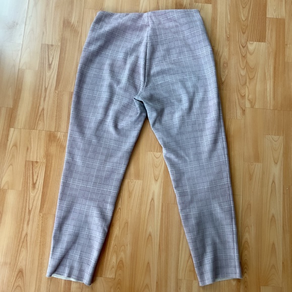 Zara Basics Work Plaid Legging Pants - Picture 4 of 4